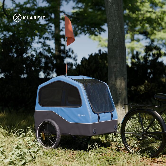 Фургон для собак Klarfit Goldie Home: 334 л, водовідштовхувальний, для перевезення домашніх тварин, 40 кг, складна конструкція, 16