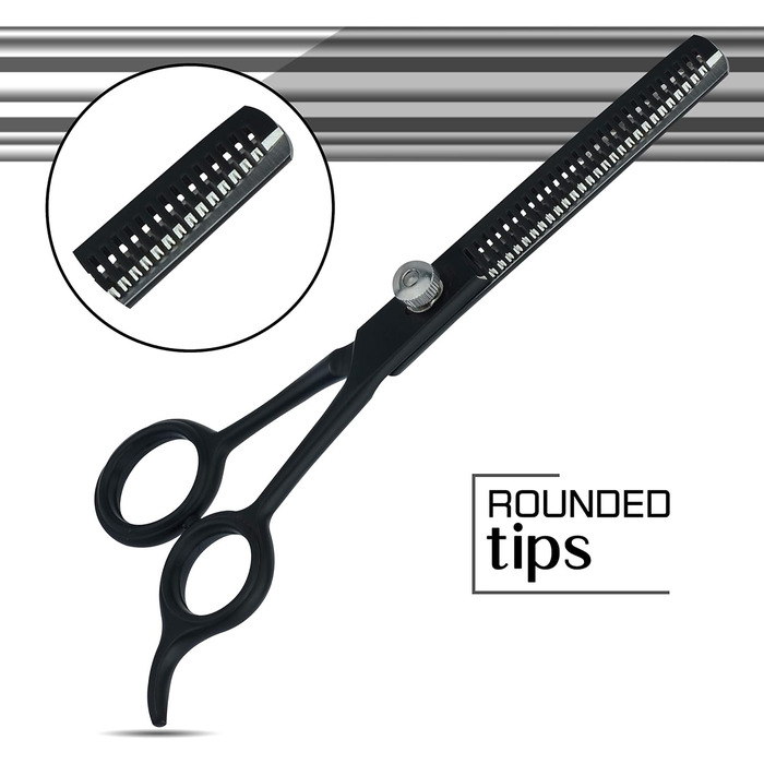 Ножиці для волосся Focus World 6,5 дюйми - професійні, з японської сталі, для чоловіків та жінок (тонкі)