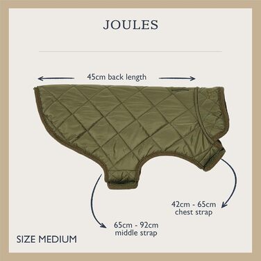 Тепла зимова куртка для собак Rosewood x Joules, хакі, середня, легка та прана