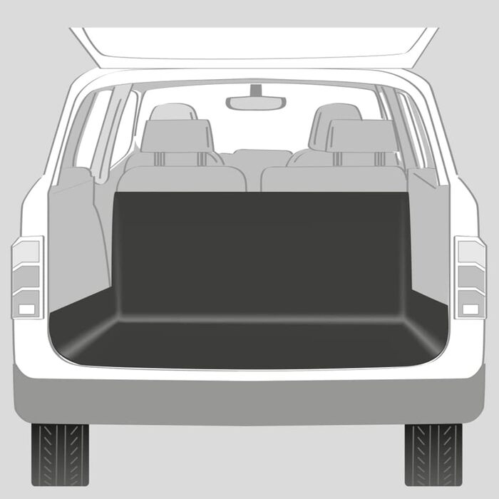 Захисний килимок у багажник Trixie, 2,30 x 1,70 м, чорний (1,20 x 1,50 м)