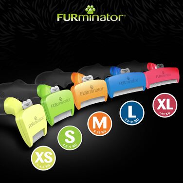 FURminator для собак малого розміру з довгою шерстю - інструмент для видалення підшерстка, версія 2.0