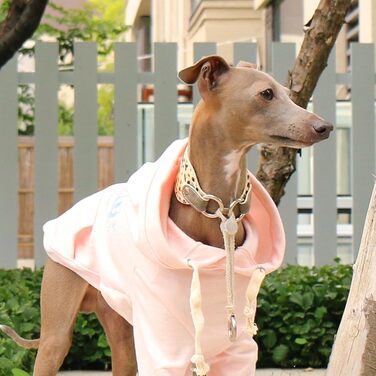 Світшот для великих собак, віндгаунд, піжама, теплий зимовий костюм з довгим рукавом, рожевий, 3XL