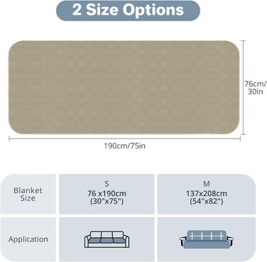 Водонепроникний килимок для собак, антиковзаюча підстилка для дивана та ліжка, захист від бруду, 137x208 см, бежевий