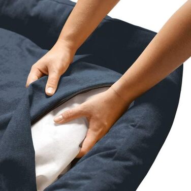 Нашийник для собак HUNTER EIBY, самоочищення, технологія Easy Clean, легкий у догляді, синій (L)