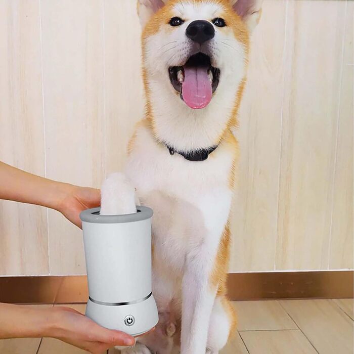 Очищувач лап для собак: силіконовий пристрій для миття лап, автоматичний, портативний. М'який очищувач лап для домашніх тварин, для догляду за лапами.