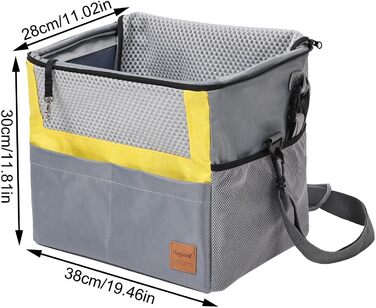 Водонепроникний велосипедний кошик для собак та речей з кишенями - багаж для велосипеда