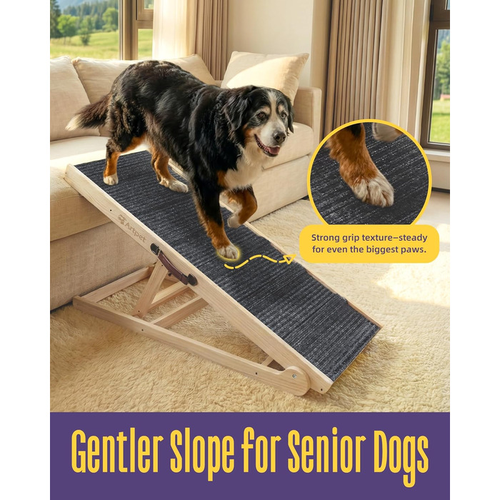 Рампа для собак Extra Lange, 190 см: стабільна авторампа для великих собак, для SUV, комбі та автодому, до 90 кг