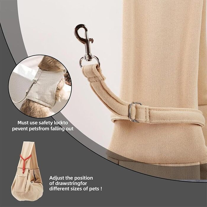 Сумка-переноска для котів та цуценят, наплічна, з кишенею, хакі