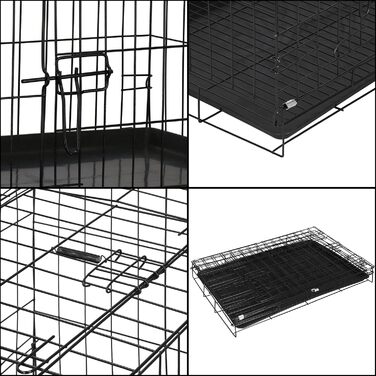 Клітка для гризунів SPRINGOS з двома дверцятами, 60 x 50 x 42 см
