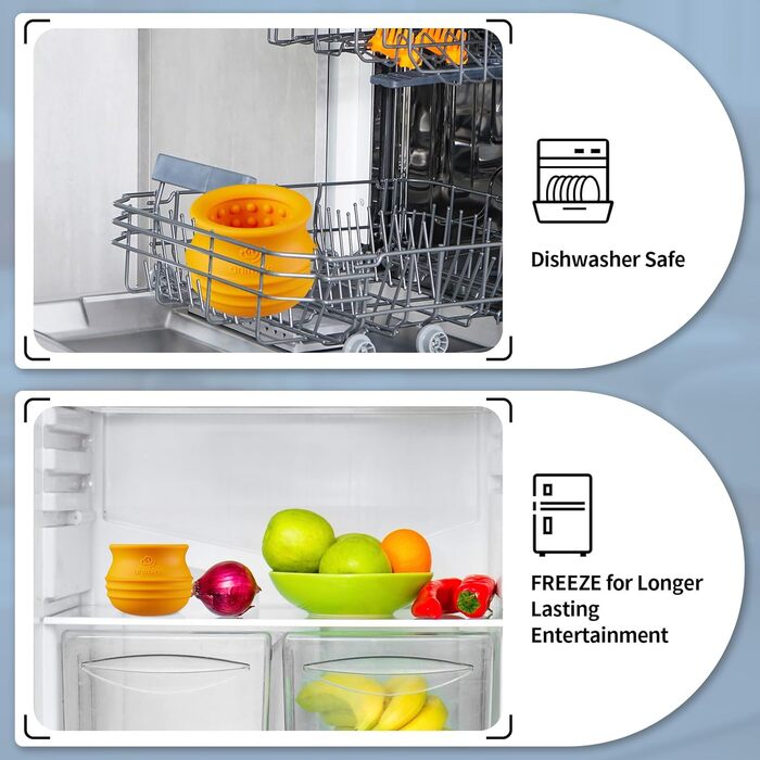 Іграшка-головоломка для собак Animire: дозатор ласощів, інтерактивна, з силікону, BPA-free