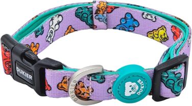 Нашийник для собак DUKIER, регульований, з неопрену, міцний, дизайн - ведмедики, розмір M