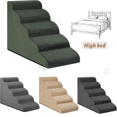 Сходинка для собак та котів Stufige - 5 сходинок, 22.2'H, зелений