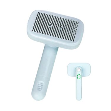 Щітка для вичісування котів та собак, антистатична, для видалення відмерлого підшерстка, масажна, для довгої та короткої шерсті