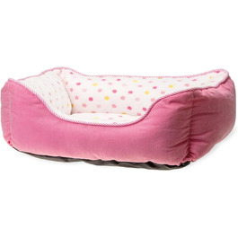 Karlie Katzenbett Dot L: 55 cm B: 50 cm - рожеве ліжко для котів