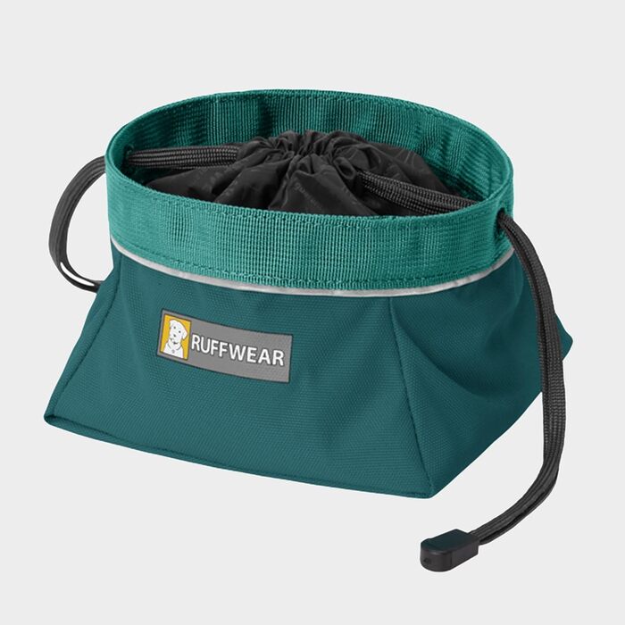 RUFFWEAR Quencher Cinch Top Bowl - Миска для води для собак, велика, Tumalo Teal