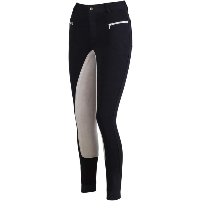 Жіночі верхові штани RL24 Vollbesatz Flex BASICLINE (38, чорний/сірий)