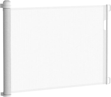 Захист для воріт Naizy Rollo: сітка для собак та дітей, захист сходів, 180 см, білий