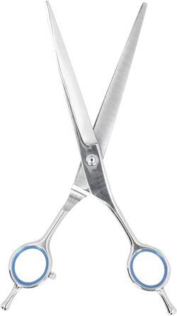 Набір для грумінгу собак: професійні ножиці з нержавіючої сталі, гребінець, прямі та зігнуті ножиці для собак та котів