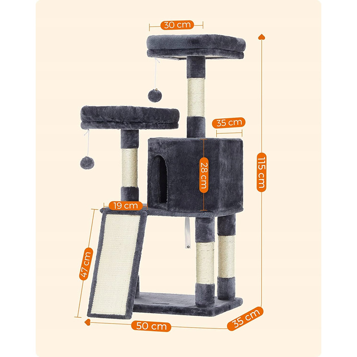 Високий когтеточка-комплекс Feandrea 101 — 160 см