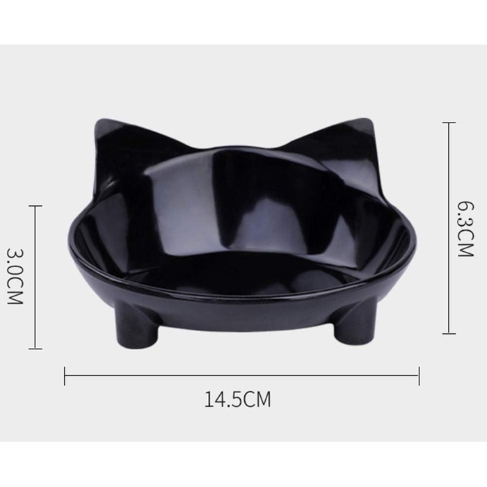 Миска для котів, неслизька, придатна для миття в посудомийній машині (3)