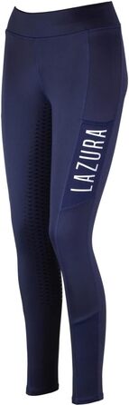 Лазура - Теплі рейтузи для верхової їзди для дітей та жінок Емілія | Утеплені термо-рейтузи з силіконовим повним обхватом | Рейтузи для верхової їзди для хлопчиків та дівчаток з флісовою внутрішньою стороною | Дитячі та жіночі рейтузи для верхової їзди (1