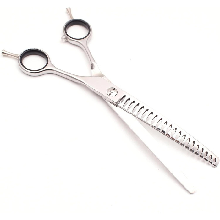Ножиці для грумінгу собак та котів 7.0 дюймів, ножиці для вирівнювання шерсті, ергономічна ручка (275-Thinning)