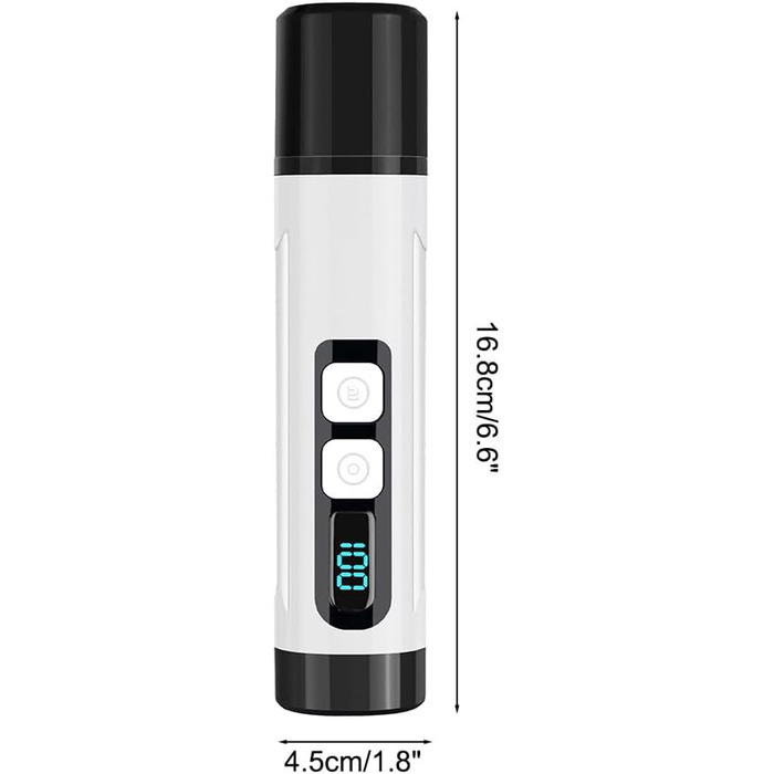 Електричний триммер для собак та котів MiOYOOW - безшумний, з LED-підсвіткою, 2 швидкості, 3 режими шліфування