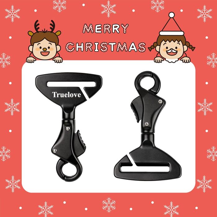 Безпечний поводок для собак з пряжкою, сумісний з усіма авторемнями, для нашийника/шлейки, TLM1993 фіолетовий (TLM1993--чорний)