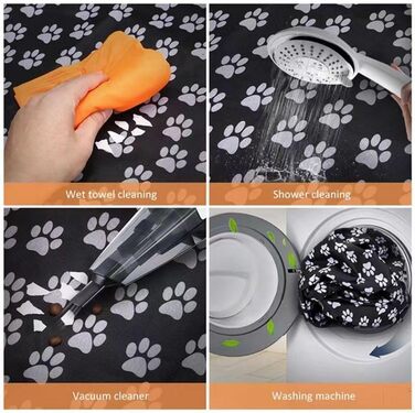 Захист багажника для собак Velomy, сумісний з Dacia Sandero Stepway, водонепроникний, з захистом бокових стінок та бампера, чорний