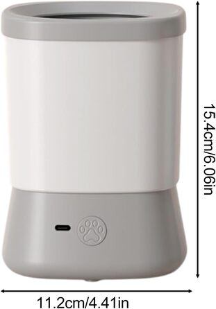 Автоматичний очищувач лап для собак | Очищувач лап для догляду за тваринами, 2 швидкості, захист від бризок, аксесуари для догляду за лапами після прогулянок, походів, кемпінгу