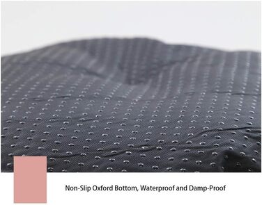 Розкішне ліжко для собак з м'якого хутра, машинне прання, самонагріваюче, зручне спання з м'якою подушкою для середніх та великих собак та котів - XXL (110 см), сірий