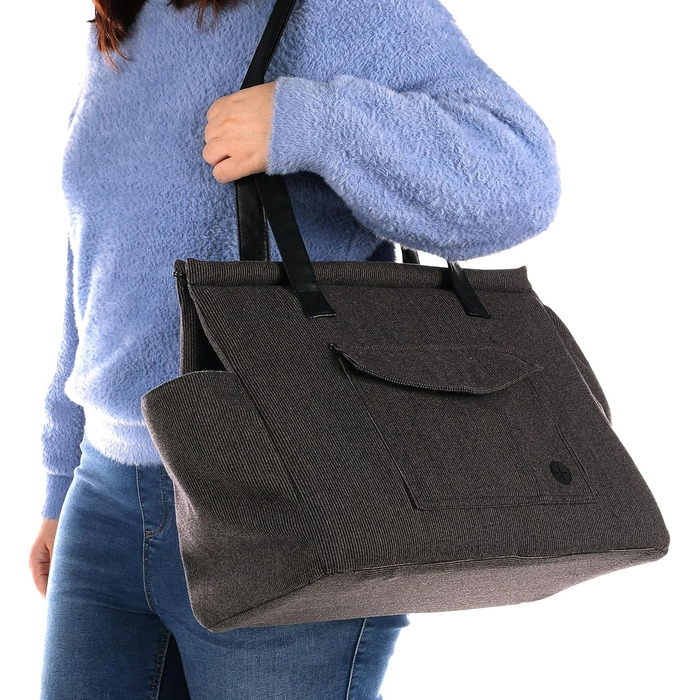 Сумка-трансформер Flamingo Gladys, 58x32x34 см, коричнева