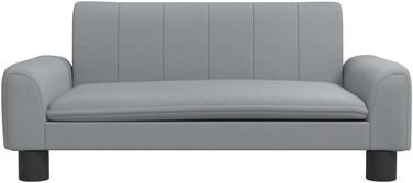 Крісло-лежанка для собак та котів, лежанка для домашніх тварин, 70x45x30 см, світло-сіра