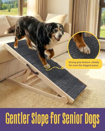 Рампа для собак Extra Lange, 190 см: стабільна авторампа для великих собак, для SUV, комбі та автодому, до 90 кг