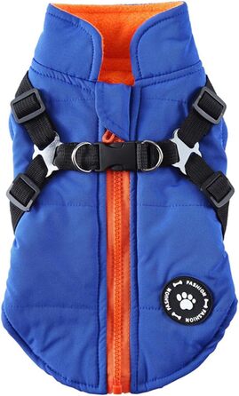 Зимовий теплий накид для собак, бавовняний костюм (XL), водонепроникний, вітронепроникний, двосторонній, теплий, комфортний