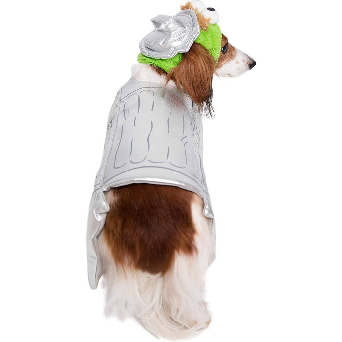 Костюм для собак Pet Krewe Oscar The Grouch, великий, для собак різних розмірів, ідеальний для Хелловіну, Різдва, вечірок, фотосесій, подарунок для любителів собак (срібний, S)