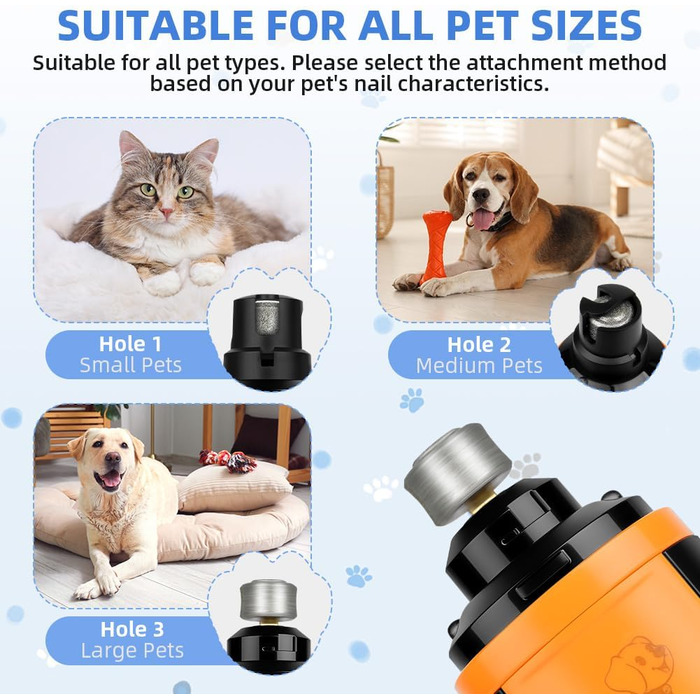 Електричний триммер для собак та котів 2 шт. з LED-дисплеєм та 5 швидкостями (M9)