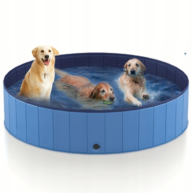 Складальний басейн для собак та дітей 160 см — без надування, літній варіант B03