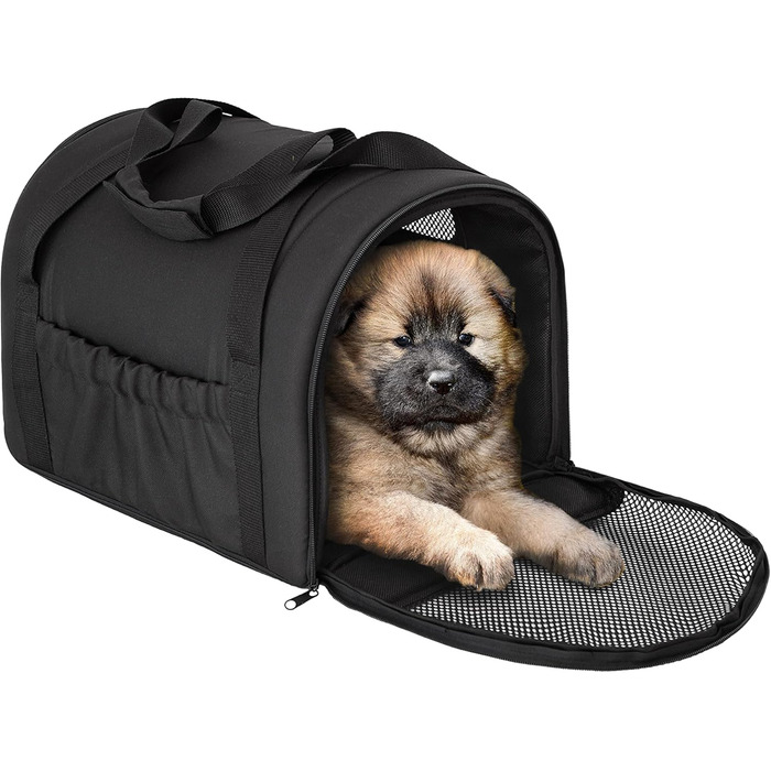 Транспортна сумка для собак і котів, Beige Ökoleinen, 31x49x31 см