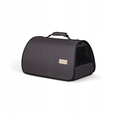 Універсальний переноска для собак Carinio, чорна, 50 x 28 x 28 см