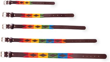 Шкіряний нашийник для собак Gaucho Goods, розмір L, Woodstock