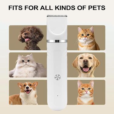 Електрична машинка для грумінгу собак 4-в-1 | Для собак, котів, цуценят | Зелений колір