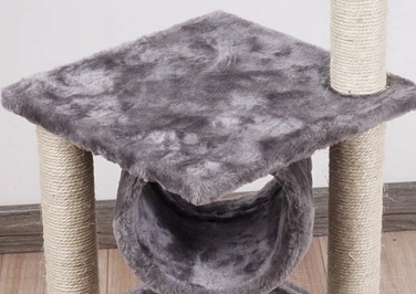 Когтеточка для котів Omna, бежева, сизаль, 61-100 см, 5 рівнів