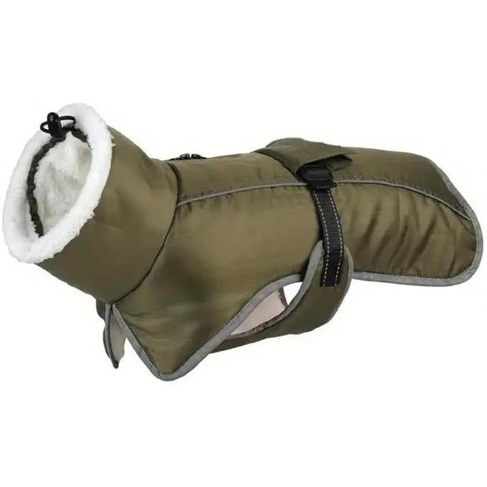 Теплий зимовий одяг для собак: куртка, жилет, тепла сорочка для маленьких, середніх та великих собак S-3XL (3XL, Оливковий)