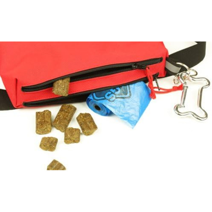 Сумка для корму та ласощів Long Black Edition - тренувальна сумка для собак