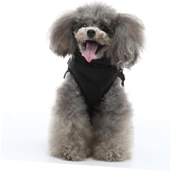 Зносостійкий одяг для цуценят з нагрудником та ремінцем на спину. Дихаючий костюм для собак з легкого матеріалу для маленьких собак. Портативний теплий одяг для собак на особливі випадки