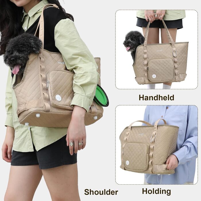 Транспортна сумка для собак та котів Pecute, 4 кг, Khaki