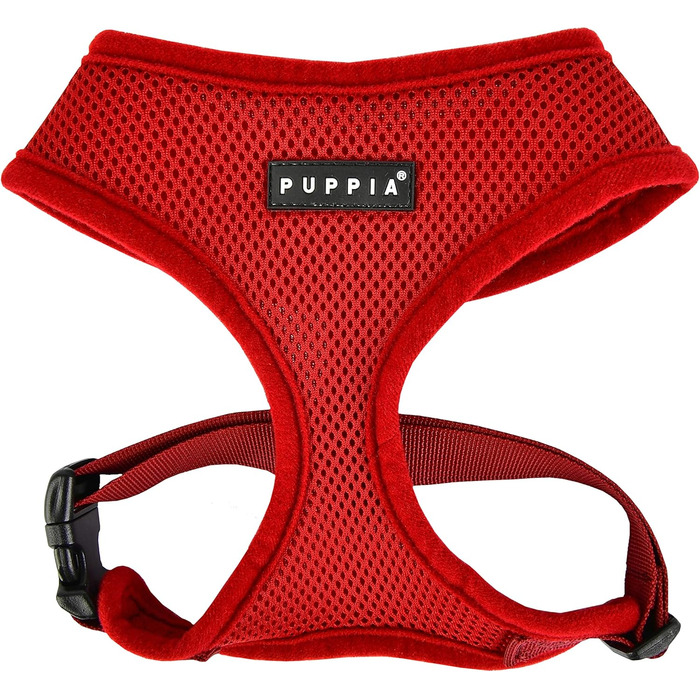 Нашийник для собак Puppia, XS, вишневий (для малих та середніх собак, цуценят)