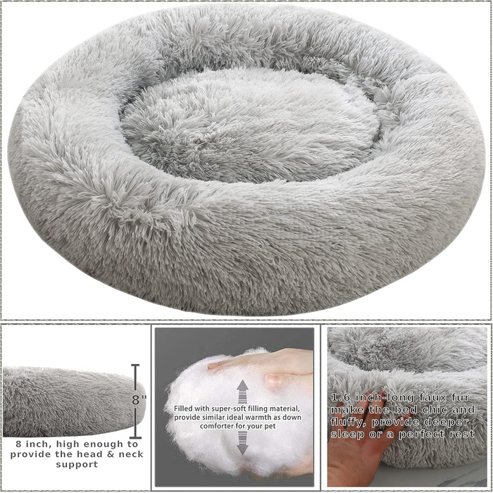 Кругле ліжко для собак 