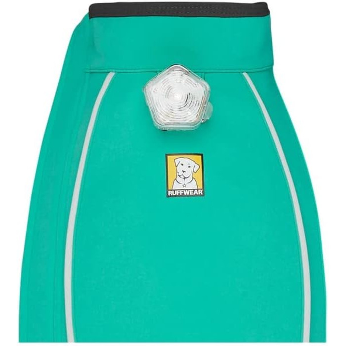 RUFFWEAR Cloud Chaser Jacket - тепла та водонепроникна куртка для собак з рукавами (Aurora Teal, M)